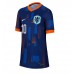 Camisa de Futebol Holanda Memphis Depay #10 Equipamento Secundário Mulheres Europeu 2024 Manga Curta